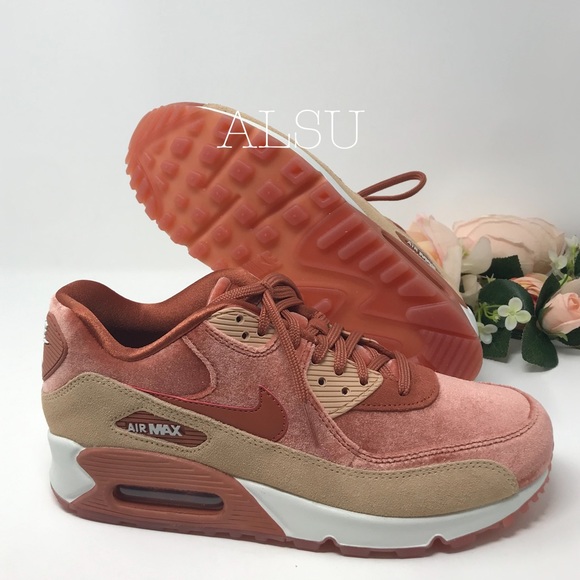 NWT Nike Air Max 90 LuX Dusty Peach🍑W AUTHENTIC - Picture 4 of 8